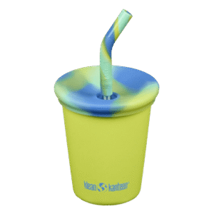 Klean Kanteen kinderbeker 296ml met deksel met rietje